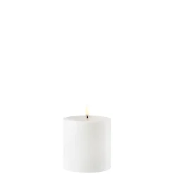 Koriste- Ja Kausivalot^Uyuni LED kynttilä ulkokäyttöön 8,4x10 cm valkoinen