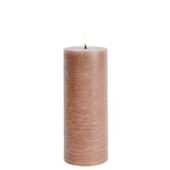 Koriste- Ja Kausivalot^Uyuni LED pöytäkynttilä 7,8x20 cm caramel rustiikki