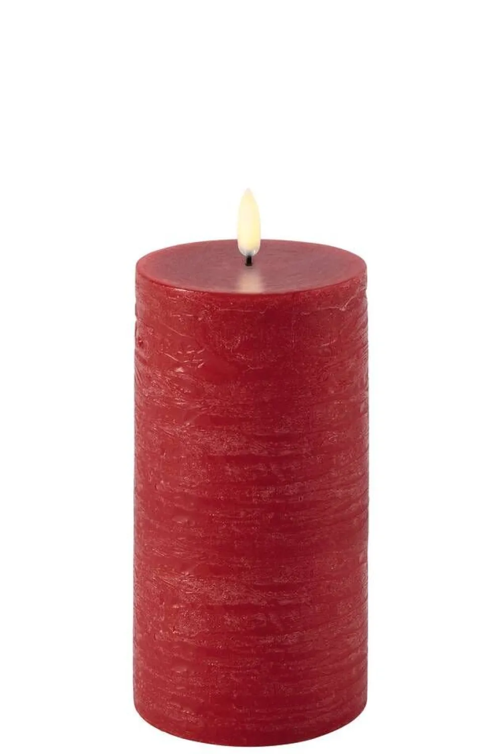 Koriste- Ja Kausivalot^Uyuni LED pöytäkynttilä 7,8x15 cm carmine red rustiikki