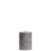 Koriste- Ja Kausivalot^Uyuni LED pöytäkynttilä 7,8x10 cm harmaa rustiikki