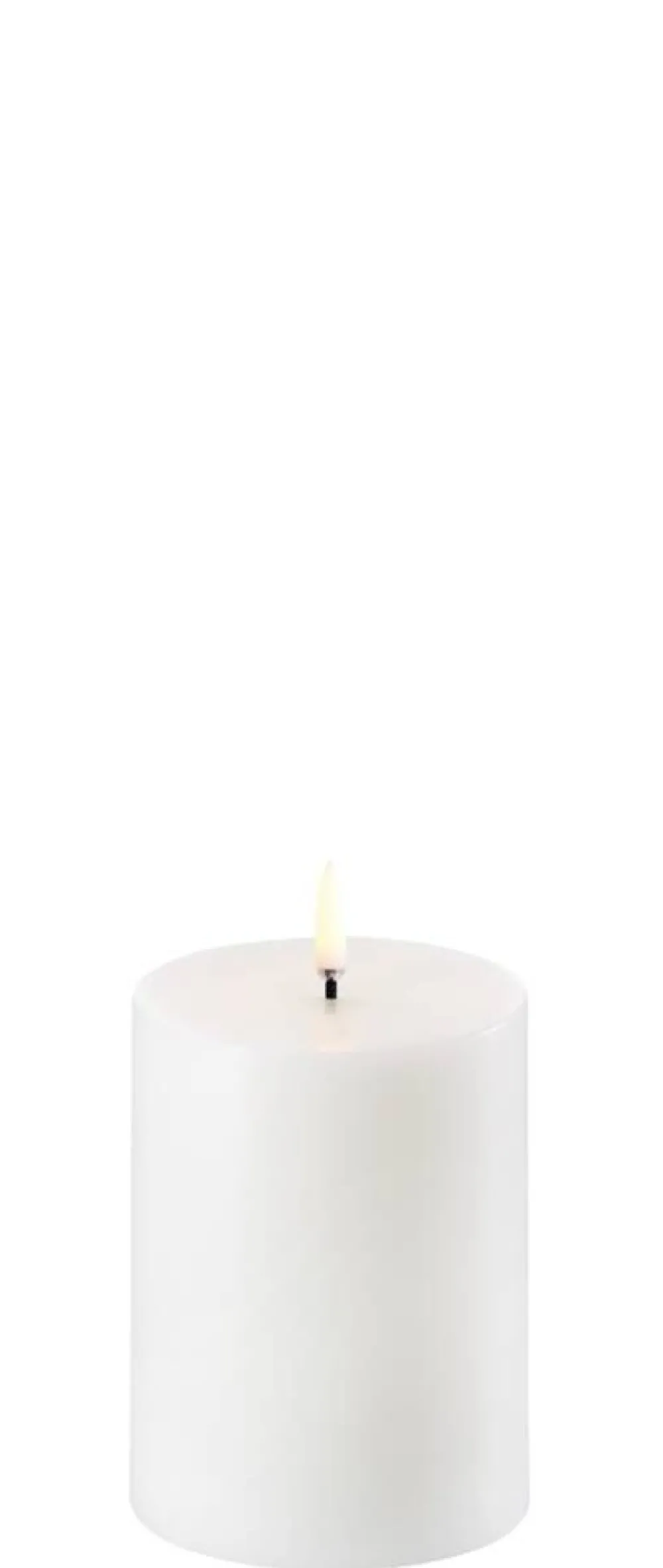 Koriste- Ja Kausivalot^Uyuni LED pöytäkynttilä 7,8x10 cm valkea smooth