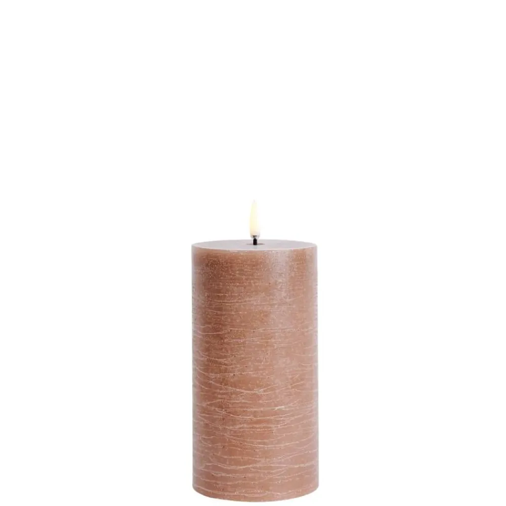 Koriste- Ja Kausivalot^Uyuni LED pöytäkynttilä 7,8x15 cm caramel rustiikki