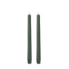 Koriste- Ja Kausivalot^Uyuni LED-kruunukynttilä 2,3x25 cm Olive Green Smooth 2 kpl