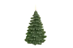 Koriste- Ja Kausivalot^Uyuni LED-kynttilä kuusi 9x12 cm Olive green Smooth
