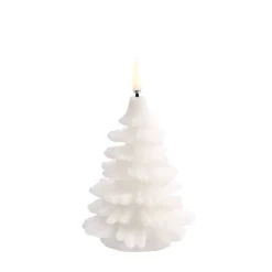 Koriste- Ja Kausivalot^Uyuni LED-kynttilä kuusi 9x12 cm Nordic white Smooth