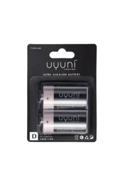 Paristot|Lamput Ja Valaisintarvikkeet^Uyuni paristo D Battery 1,5V 16.000 mAh 2 kpl/pkt