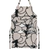 Keittiötekstiilit^Vallila Makeba esiliina 82x84 cm beige