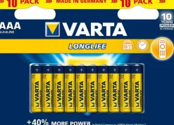 Paristot|Lamput Ja Valaisintarvikkeet^ Varta Longlife aaa 10kpl
