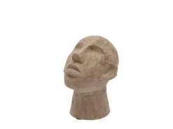 Koriste-Esineet^Villa Collection Talvik veistos 23 cm sementti ruskeanharmaa