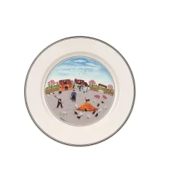 Astiat^Villeroy&Boch Design Naif Lautanen 21cm Poultry farm