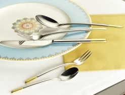 Aterimet^Villeroy&Boch Ella Partially Gold Plated Kahvilusikka 142mm
