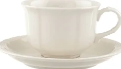 Astiat^Villeroy&Boch Manoir teekuppi & alunen 2 kpl