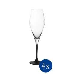 Astiat^Villeroy&Boch Manufacture Rock samppanjalasi 0,26l 4-os.
