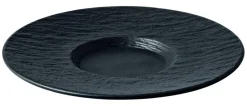 Astiat^Villeroy&Boch Manufacture Rock Kahvikupin alunen 15,5x2 cm musta