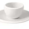 Astiat^Villeroy&Boch NewMoon espressokuppi ilman kahvaa ja alunen