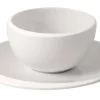 Astiat^Villeroy&Boch NewMoon kahvikuppi ilman kahvaa ja alunen