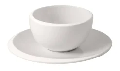 Astiat^Villeroy&Boch NewMoon kahvikuppi ilman kahvaa ja alunen