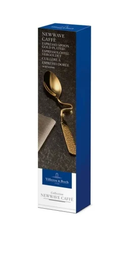 Aterimet^Villeroy&Boch NewWave Caffe Mokkalusikka 12cm kullattu