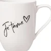 Astiat^Villeroy&Boch Statement muki 11,5x8x10,5cm 0,28l Je t'aime