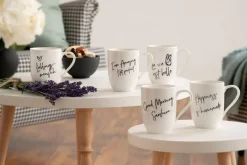 Astiat^Villeroy&Boch Statement muki 11,5x8x10,5cm 0,28l La vie est belle