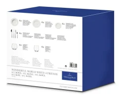 Astiat^Villeroy&Boch Wonderful World Astiasto 4 hlö valkoinen 36-os.