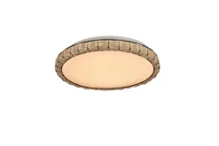 Sisustusvalaisimet^Virvatuli plafondi Rosa 1 LED 30 cm rottinki