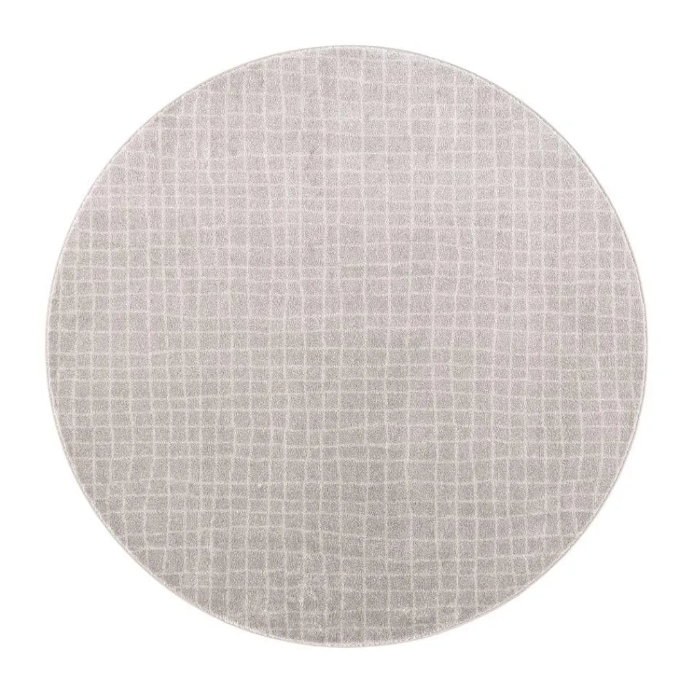Pyöreät Matot^VM-Carpet Aari 13 harmaa, kantti 5430, Ø 200 cm