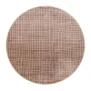 Pyöreät Matot^VM-Carpet Aari 14 ruskea, kantti 5938, Ø 133 cm