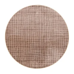 Pyöreät Matot^VM-Carpet Aari 14 ruskea, kantti 5938, Ø 133 cm