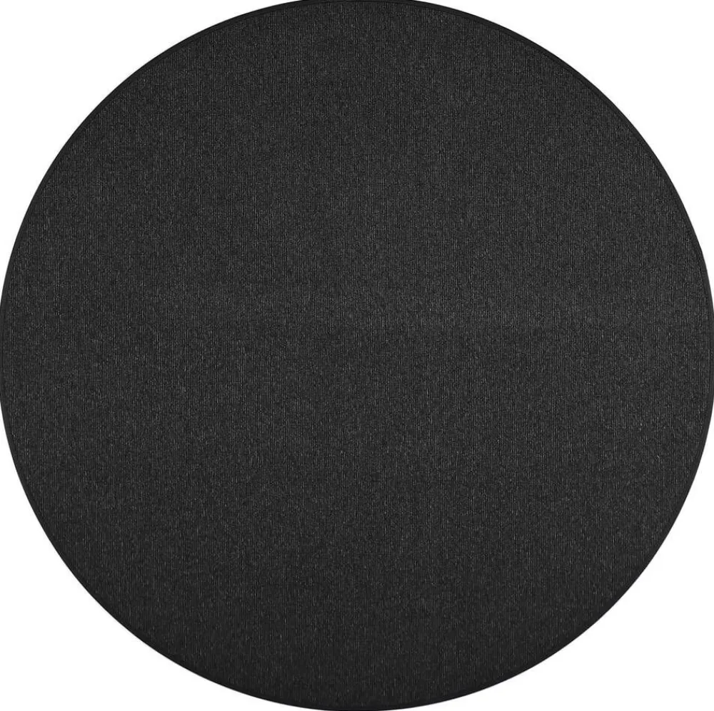 Pyöreät Matot^VM-Carpet Balanssi 99 musta, Ø 160 cm, kantti 5460