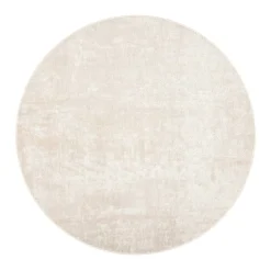 Pyöreät Matot^VM-Carpet Basaltti 880 valkoinen ø 200 cm, kantti 5417