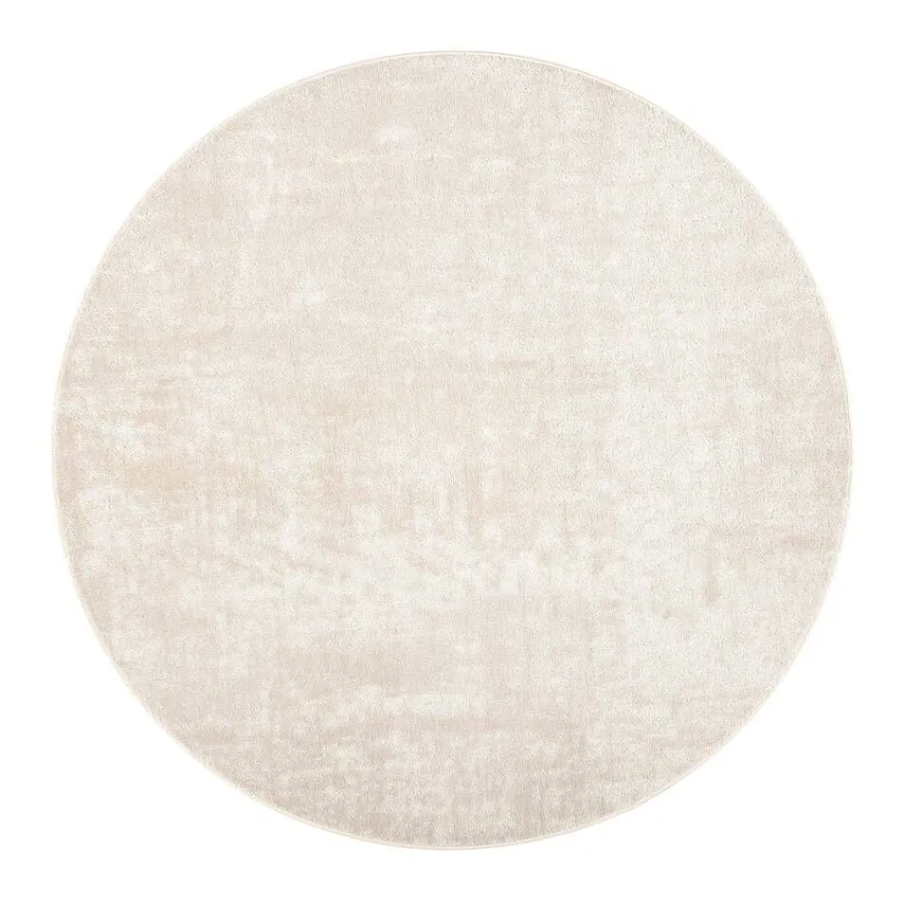 Pyöreät Matot^VM-Carpet Basaltti 880 valkoinen ø 200 cm, kantti 5417