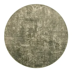 Pyöreät Matot^VM-Carpet Basaltti 490 vihreä ø 240 cm, kantti 5774