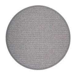 Pyöreät Matot^VM-Carpet Esmeralda 77 harmaa, Ø 133 cm, kantti 077 B