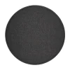 Pyöreät Matot^VM-Carpet Esmeralda 79 musta, Ø 133 cm, kantti 020 B