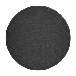 Pyöreät Matot^VM-Carpet Esmeralda 79 musta, Ø 240 cm, kantti 020 B