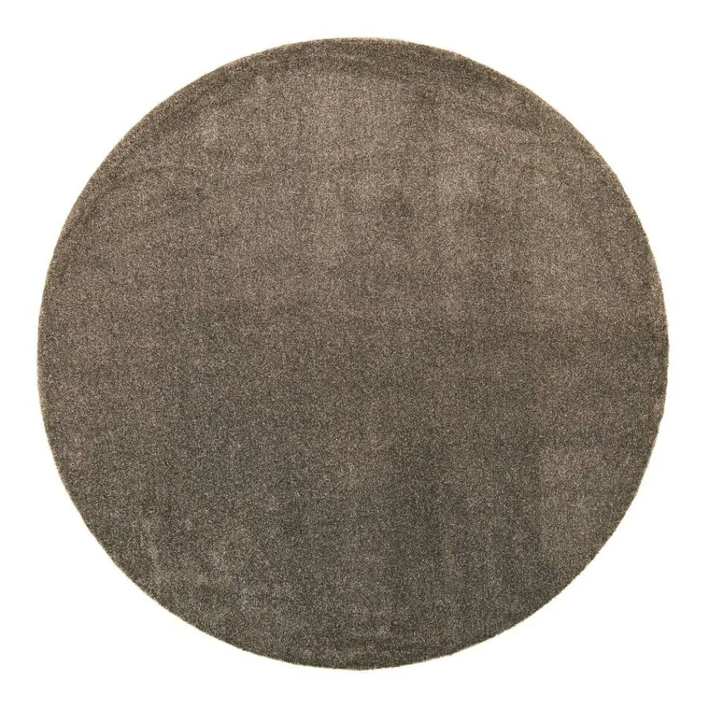 Pyöreät Matot^VM-Carpet Hattara 43 ruskea Ø 240 cm