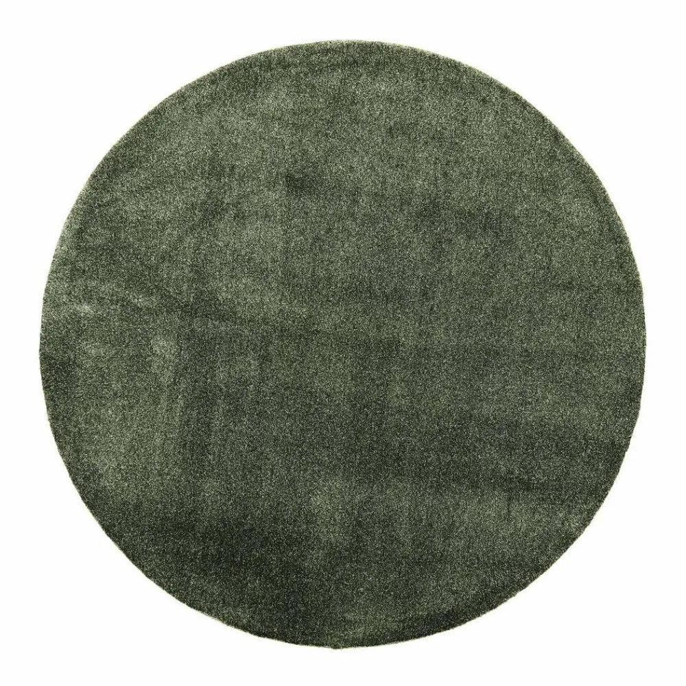 Pyöreät Matot^VM-Carpet Hattara 28 tummanvihreä Ø 200 cm