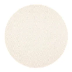 Pyöreät Matot^VM-Carpet Hehku, 69 valkoinen Ø 133 cm, kantti 1 B