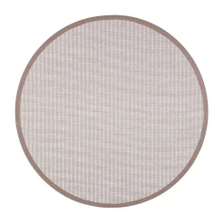 Pyöreät Matot^VM-Carpet Kelo beige/valkoinen 72/81 Ø 240 cm, kantti 32