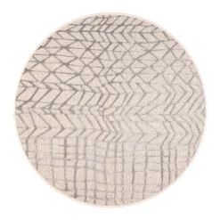 Pyöreät Matot^VM-Carpet Lastu, 4 hopea, Ø 200 cm