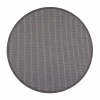 Pyöreät Matot^VM-Carpet Lyyra 78 tummanharmaa, Ø 160 cm, kantti 38