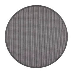 Pyöreät Matot^VM-Carpet Lyyra 78 tummanharmaa, Ø 133  cm, kantti 38