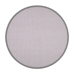 Pyöreät Matot^VM-Carpet Lyyra 66 vaaleanharmaa Ø 200 cm, kantti 29