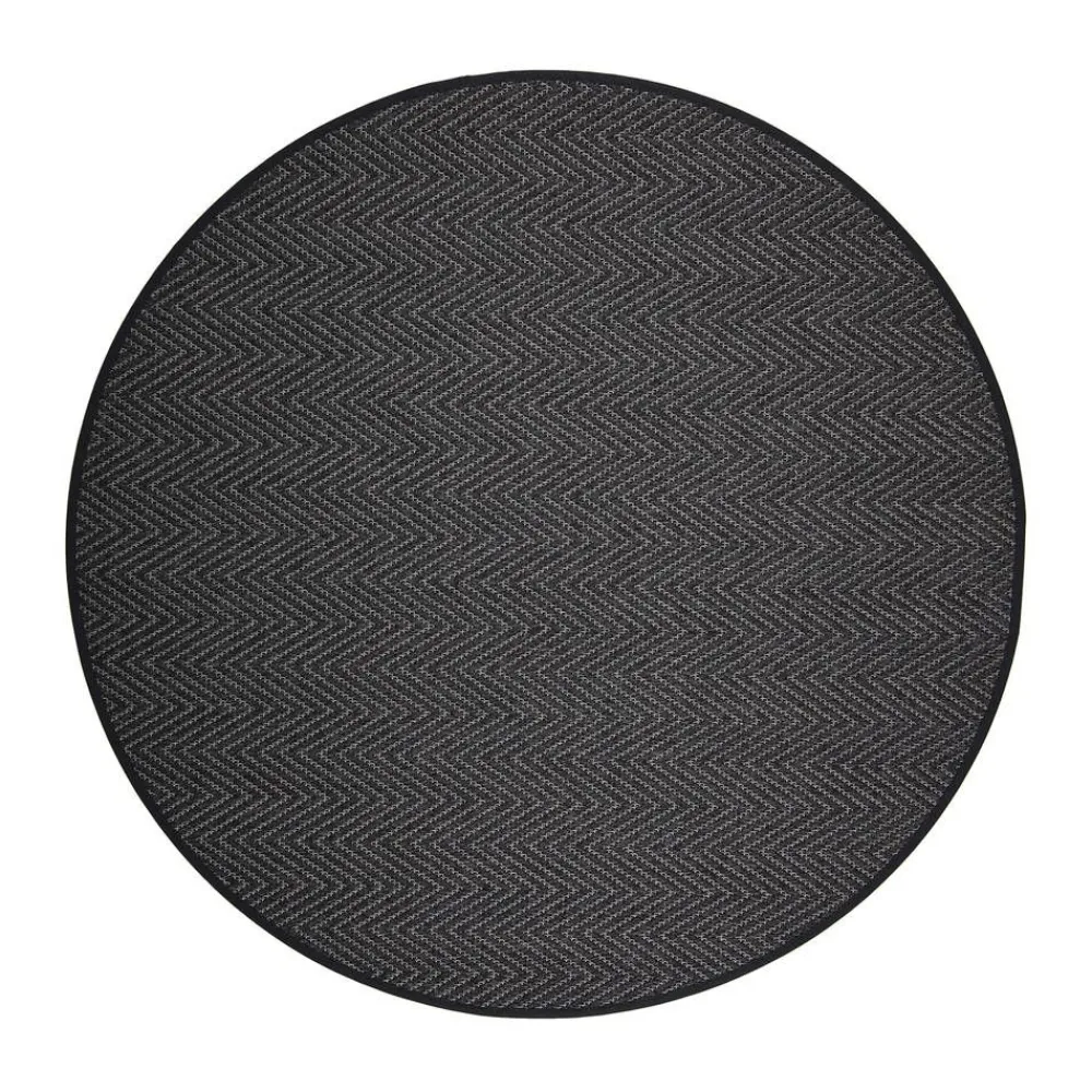 Pyöreät Matot^VM-Carpet matto Elsa Ø 160 cm musta