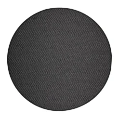 Pyöreät Matot^VM-Carpet matto Elsa Ø 200 cm musta