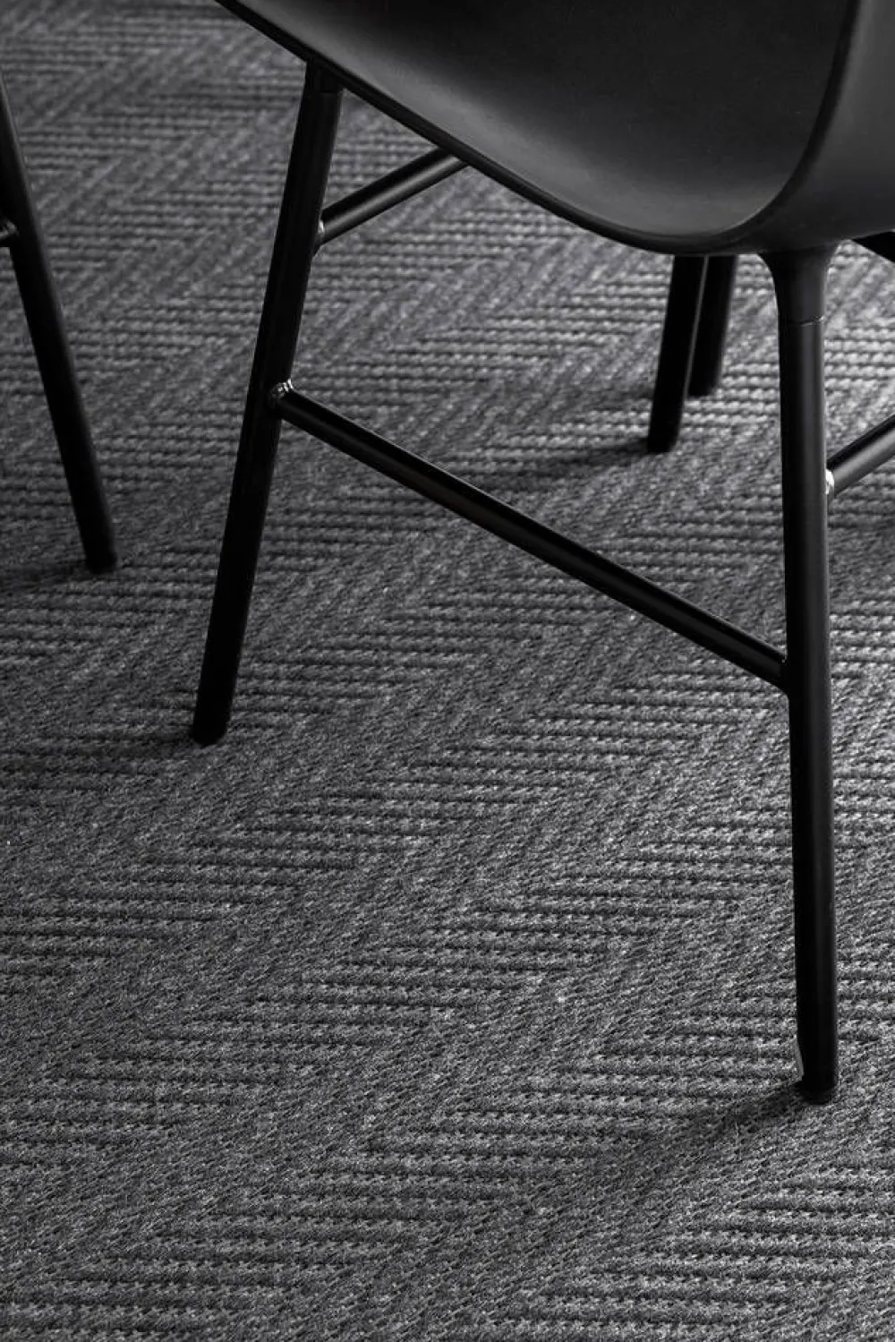 Pyöreät Matot^VM-Carpet matto Elsa Ø 200 cm musta