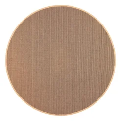 Pyöreät Matot^VM-Carpet matto Havu ø 133 cm 79 natur/musta