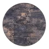 Pyöreät Matot^VM-Carpet matto Rustiikki ø 133 cm 79 sinivintage
