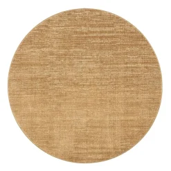 Pyöreät Matot^VM-Carpet matto Sametti ø 240 cm 246 keltainen
